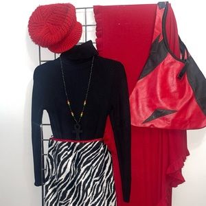 Women’s “Coofandy” Turtleneck & “XoXo” Skirt Set